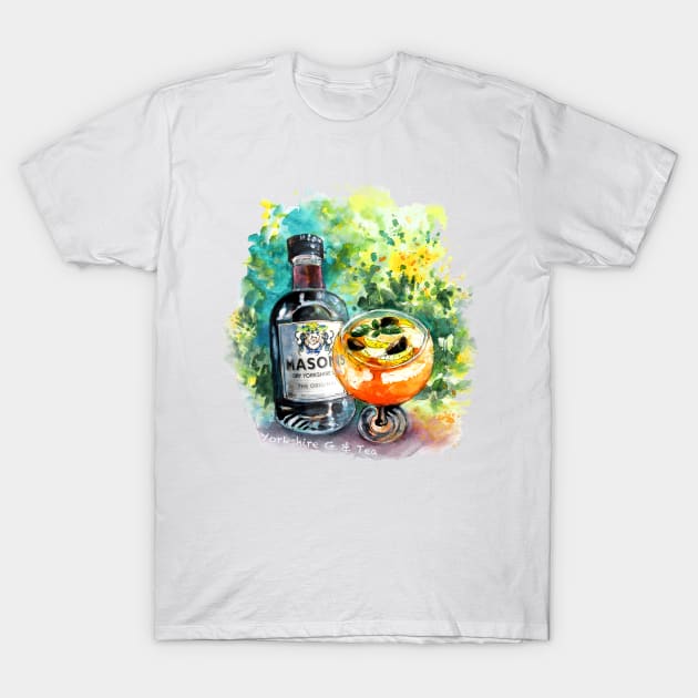 Yorkshire G & Tea T-Shirt by Miki De Goodaboom